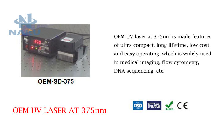 375nm UV OEM Laser 150~300mW